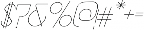 vastra Light Italic otf (300) Font OTHER CHARS