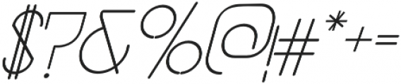 vastra Medium Italic otf (500) Font OTHER CHARS