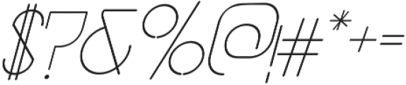 vastra Regular Italic otf (400) Font OTHER CHARS