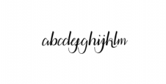 vathina script.otf Font LOWERCASE