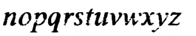 Valfieris Aged Bold Italic Font LOWERCASE