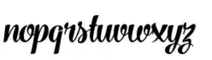 Vanilla Shot Bold Italic Font LOWERCASE