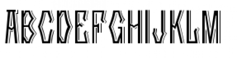 Vanities Shaded Font UPPERCASE
