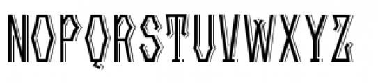 Vanities Shaded Font UPPERCASE