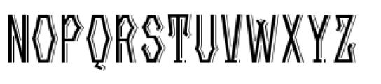 Vanities Shaded Font LOWERCASE