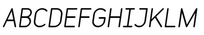Variable Bold Italic Font UPPERCASE