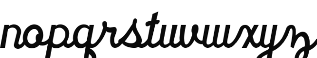 Varsity Script Font LOWERCASE