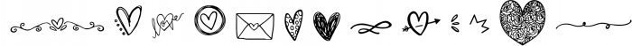 Valentine Symbols Font Font UPPERCASE