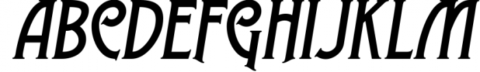 Vallely Font UPPERCASE