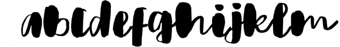 Vanilla Mantape brush Script Font LOWERCASE