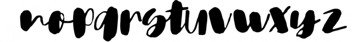 Vanilla Mantape brush Script Font LOWERCASE