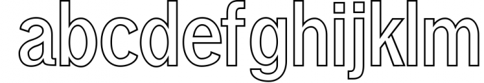 Varina Sans Serif Typeface 4 Font LOWERCASE