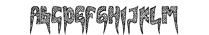 VAGANZA Font UPPERCASE