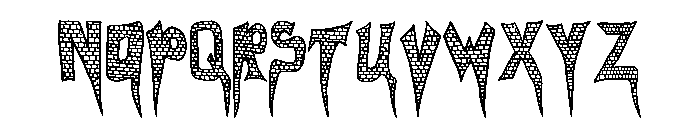VAGANZA Font LOWERCASE