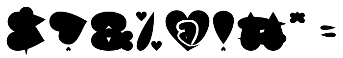 VALENTINE DAYS Font OTHER CHARS