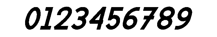VALUE Bold Italic Font OTHER CHARS