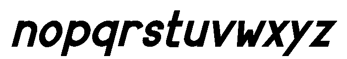 VALUE Bold Italic Font LOWERCASE