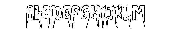 VARIZEZ Font UPPERCASE
