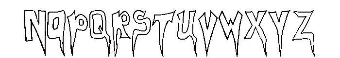 VARIZEZ Font UPPERCASE