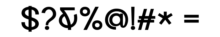 VARUNA-Regular Font OTHER CHARS