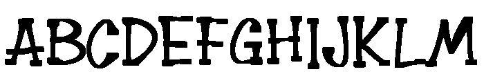 Vaangoo Font UPPERCASE