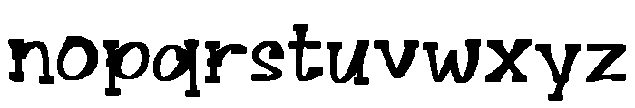 Vaangoo Font LOWERCASE