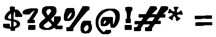 Vabandy Font OTHER CHARS