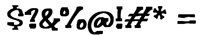 Vabegin Font OTHER CHARS