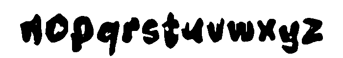 Vabenda Font LOWERCASE