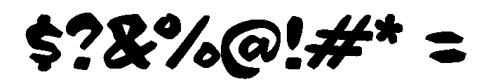 Vabondez Font OTHER CHARS