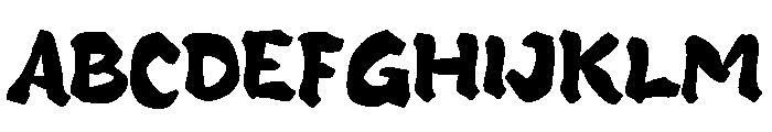 Vabondez Font UPPERCASE