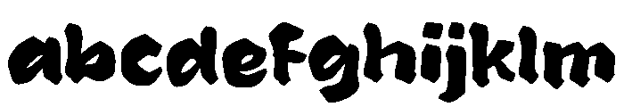 Vabondez Font LOWERCASE