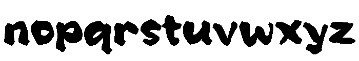 Vabondez Font LOWERCASE