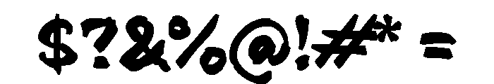 Vabopas Font OTHER CHARS