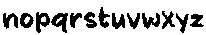Vabopas Font LOWERCASE