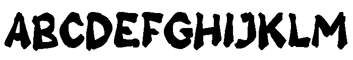 Vabrisy Font UPPERCASE