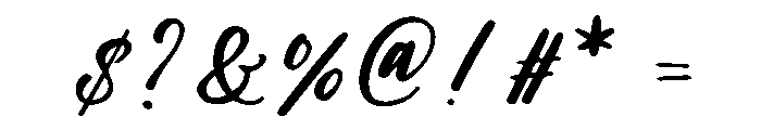 Vacansa Font OTHER CHARS