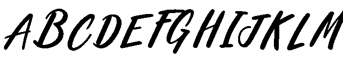 Vacansa Font UPPERCASE