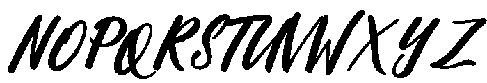 Vacansa Font UPPERCASE