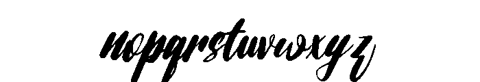 Vacansa Font LOWERCASE