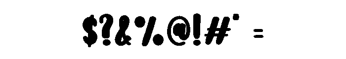 Vacation Trip Font OTHER CHARS