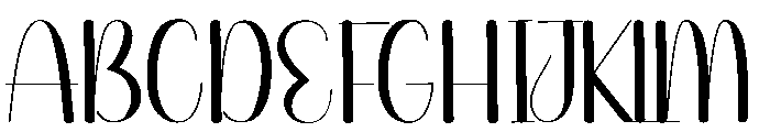 Vacations Font UPPERCASE