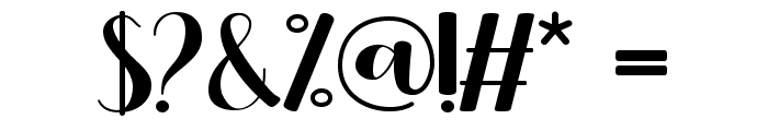 Valeniya - Personal use Font OTHER CHARS