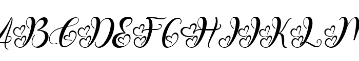 Valentine Bellia Demo Italic Font UPPERCASE
