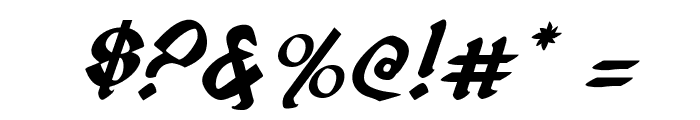 Valerius Italic Font OTHER CHARS