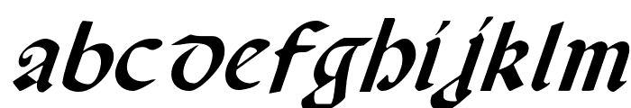 Valerius Italic Font LOWERCASE