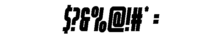 Valiant Times LC Condense SeIt Font OTHER CHARS