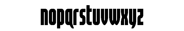 Valiant Times LC Condense Font LOWERCASE