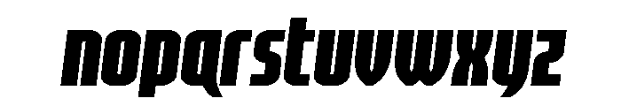 Valiant Times LC Expand SemiIt Font LOWERCASE