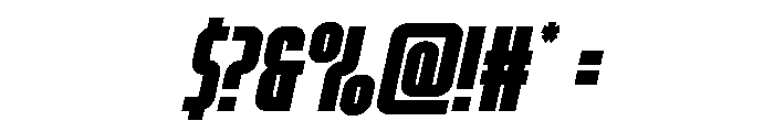 Valiant Times LC Italic Font OTHER CHARS